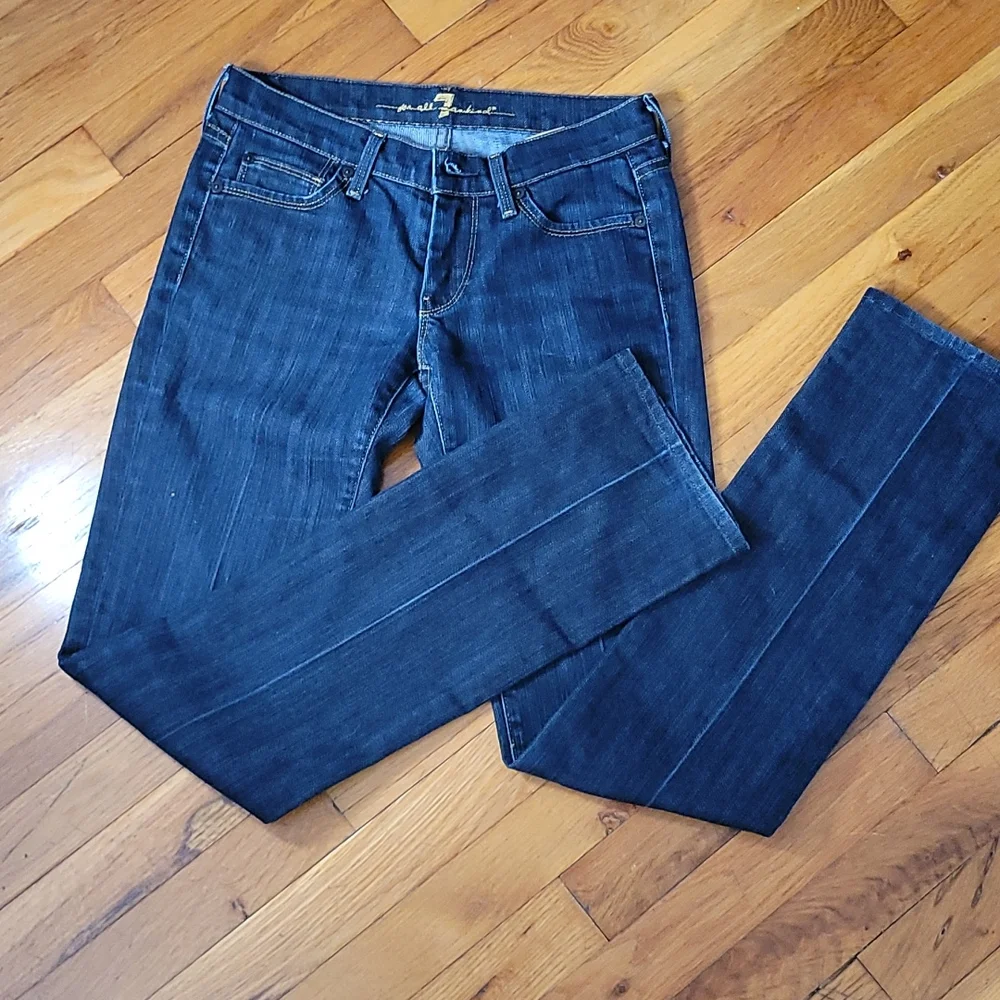 Rare 7 for all mankind lightning bolt denim 25